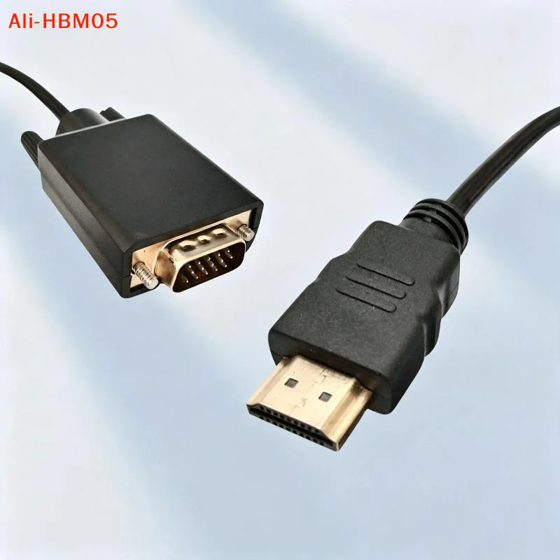 (HB05)1Pcs 1.8 Meters DP Male To VGA/DVI Cable Male Converter Gold-Plated Connector 1080p For Computer Desktop Laptop PC Monitor - view 6