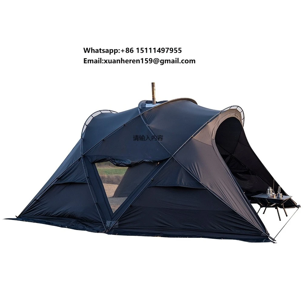 

Outdoor Popular Camping Family Tent Portable Waterproof Large Dome Luxury Travel Tent for 6 Person Hiking Equipment