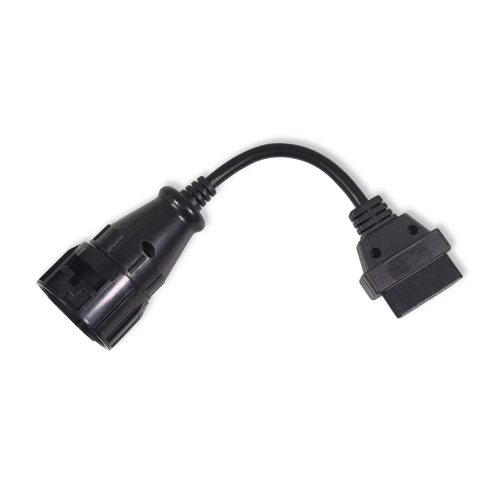 High Quality  12 Pin 12PIN To OBD 2 OBD II 16 Pin Connector Diagnostic Tool Adapter Extension Cable