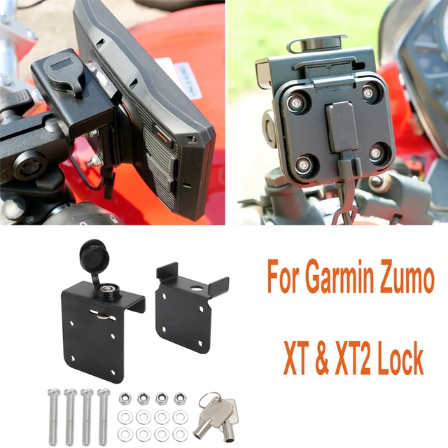 For Garmin Zumo XT or XT2 mount GPS Lock Kit Locking Mounting bracket  Aluminum - AliExpress 201355758