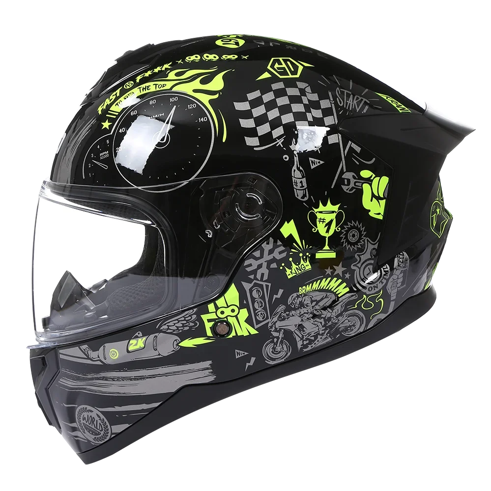 Men Women Motorcycle Helmets Downhill Latest Full Face Racing Motorbike Riding Casco Capacete De Moto