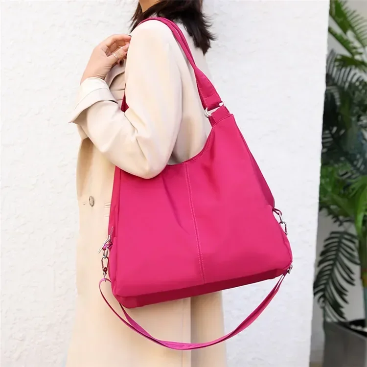 

Design Good Quality Wear-Resistant Big Tote Messenger Bags Casual Women Handbag Waterproof Nylon Shoulder Bag