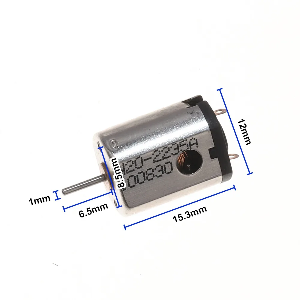 

N20 Motor with Heat Dissipation Holes Ndfeb High-strength Magnetic Force DC3V 0.5A RPM Ultra-high Speed DC Motor 1PCS
