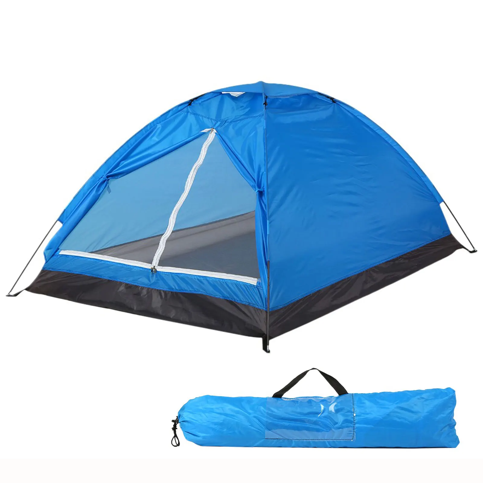 

2 Person Camping Tent Easy Set-Up Lightweight Garden Sun Shield Outdoor Hiking Camping Tents Accessories With Carrying Bag