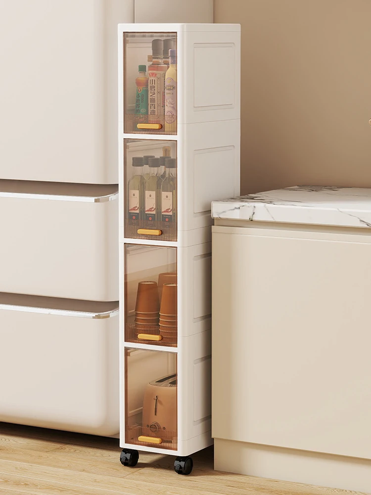

Narrow Kitchen elf Wall Corner Multi-layer Storage Ra Home Organization Small Stand Cabinet European Sle und-sta...