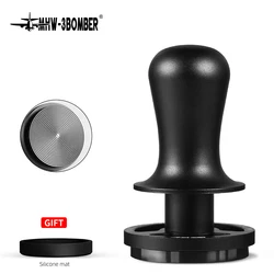 MHW-3BOMBER Espresso Coffee Tamper 51/53.35/58.5mm Calibrated Tamper 30lbs Espresso Hand Tamper with Sound Feedback Barista Tool