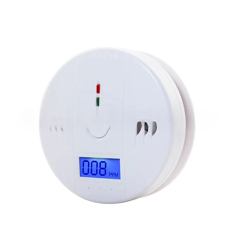 Carbon Monoxide Alarm CO Detector Monitor Battery Powered Standalone Indoor Home Safety Warning Device For House Kitchen