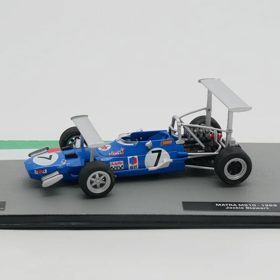 Ixo 1:43 Racing MATRA MS10 1969 Jackie Stewart Diecast Car Model Metal Toy Vehicle