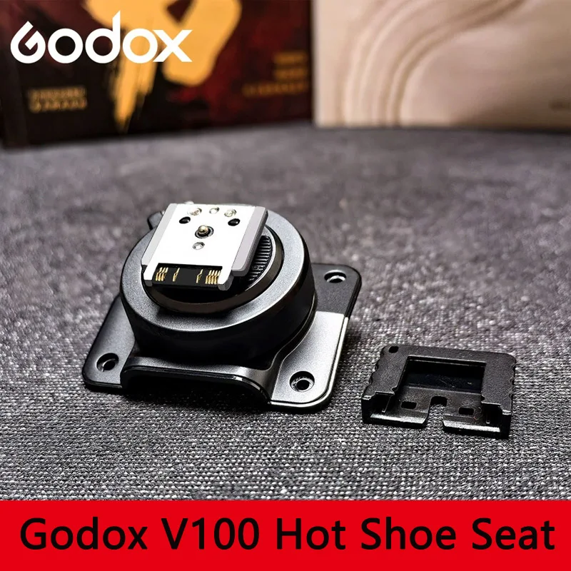 Godox V100 V100-S V100-C V100-N V100S V100C V100N Flash chaussure chaude support arrière pied support SPEEDLIGHT partie