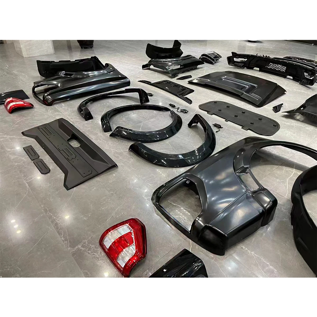 

Car Conversion Facelift Bumpers Body Kit for Ford Ranger T6 T7 T8 2012-2021 Upgrade to 2022 F150 raptor