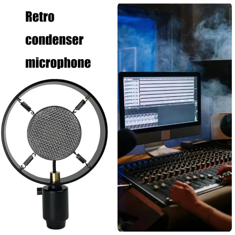 

Efficient Classical Microphone Photography Props Condenser Microphone For Recording Video Work