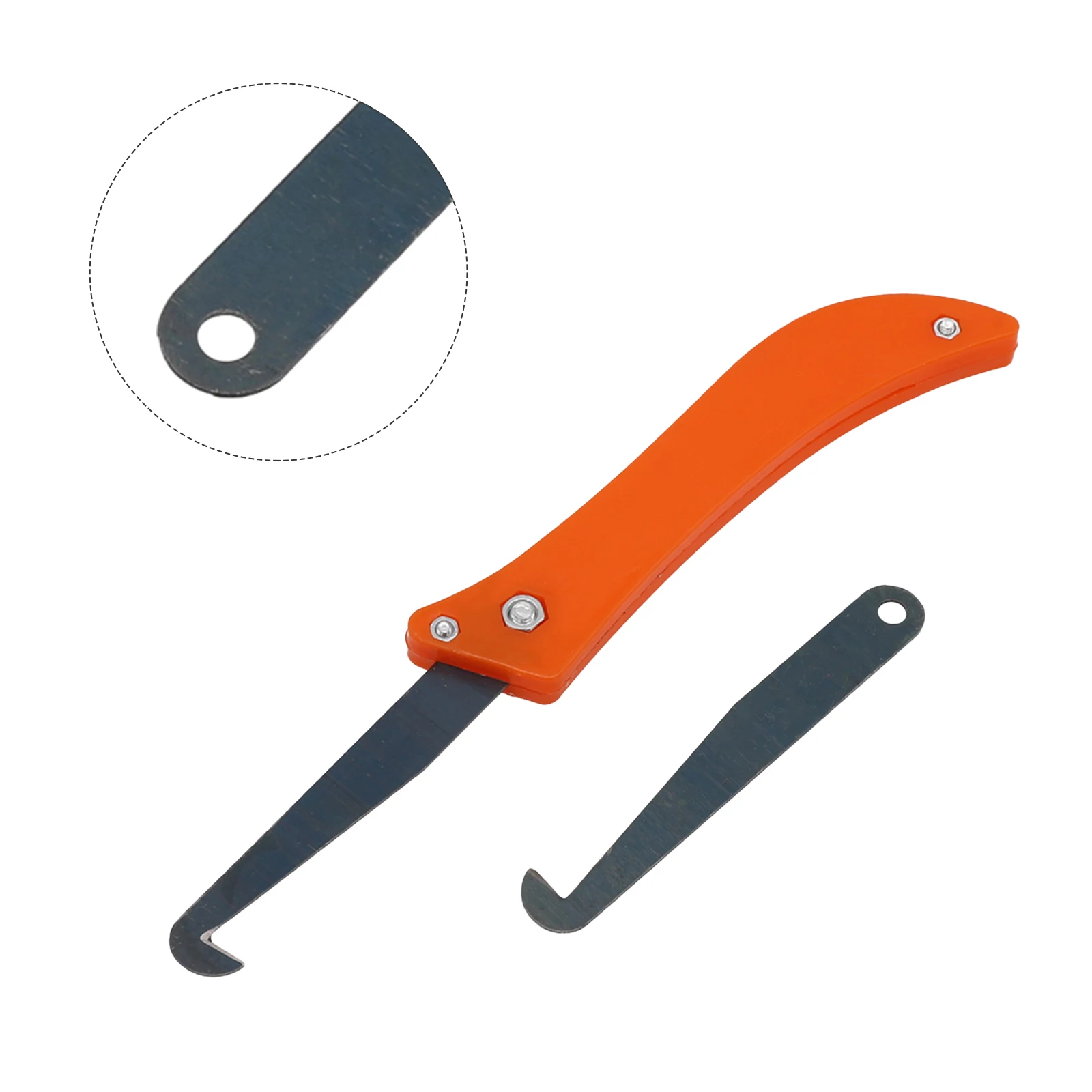 Hand Tool Hook Blade Cleaning Multifunctional Opening Removing Repair Replaceable 21.2cm Length High Quality Practical Yellow