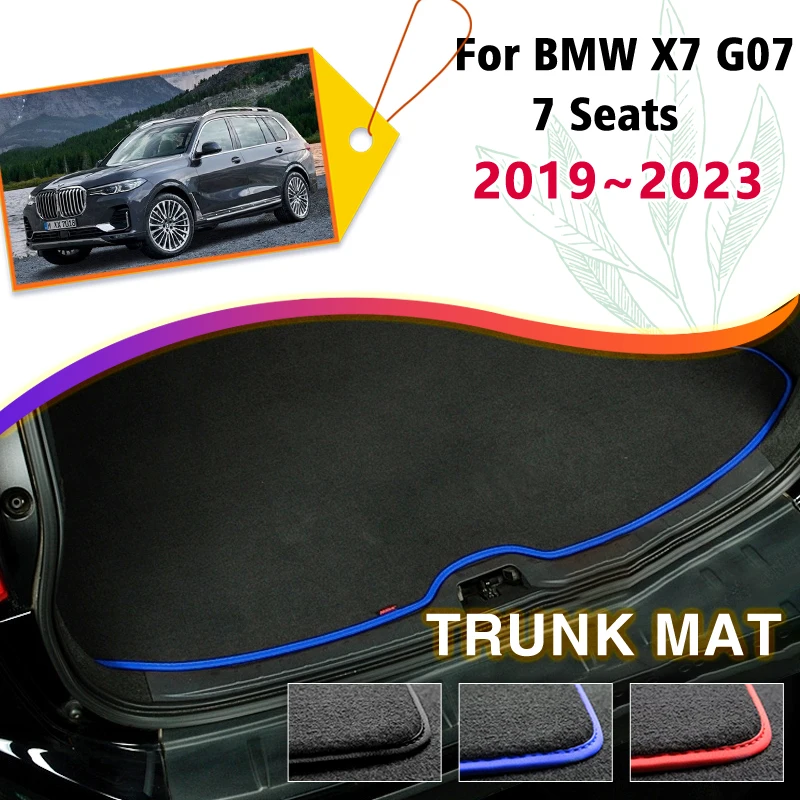 

Car Trunk Mat For BMW X7 G07 7 Seats 2019~2023 Boot Cargo Liner Tray Rear Trunk Luggage Carpet Pads Storage Floor Accessories