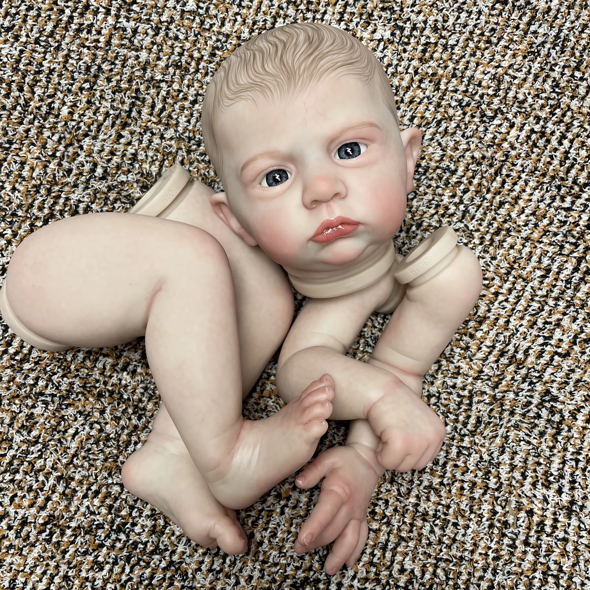24Inch Cameron Bebe Reborn Doll Kits Artist Painted Newborn Baby Doll Parts Toys DIY Baby Doll Kits For Kids Reborn Sin Pintar