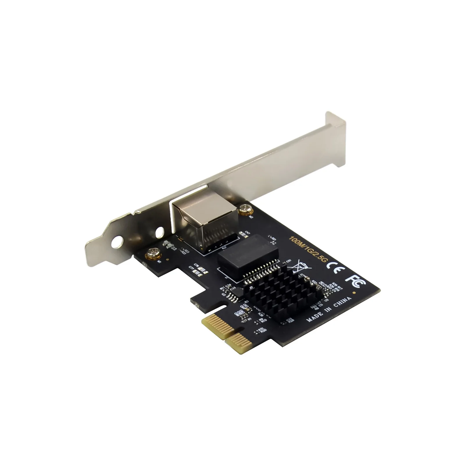 PCIe x1 2.5G PCI 익스프레스 to rj45 네트워크 어댑터, 2.5G LAN 카드, GIBABIT Realtek 8125 칩