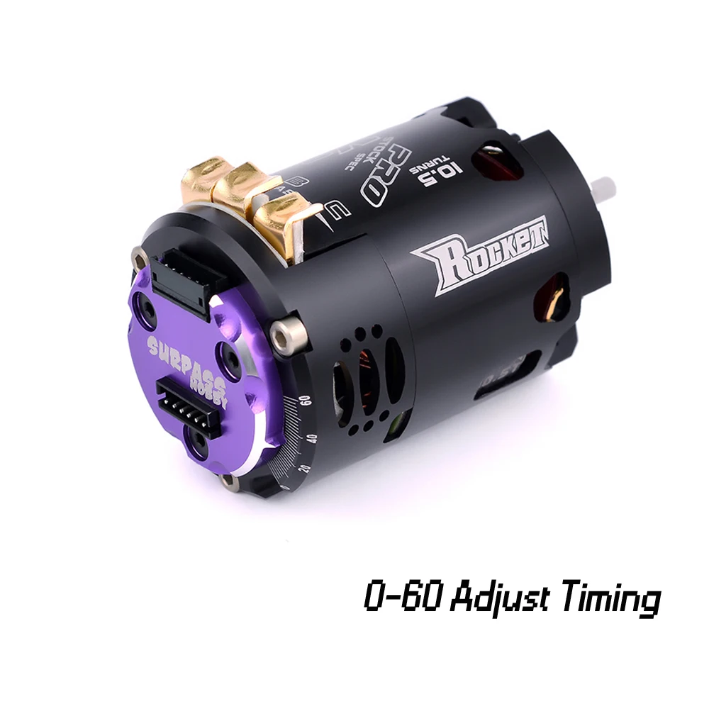 ROCKET RC 540 V3 5.5T 6.5T 8.5T 10.5T 13.5T 17.5T 21.5T Sensored Brushless Motor 3.175mm Shaft For 1/10 1/12 F1 RC Drift Car