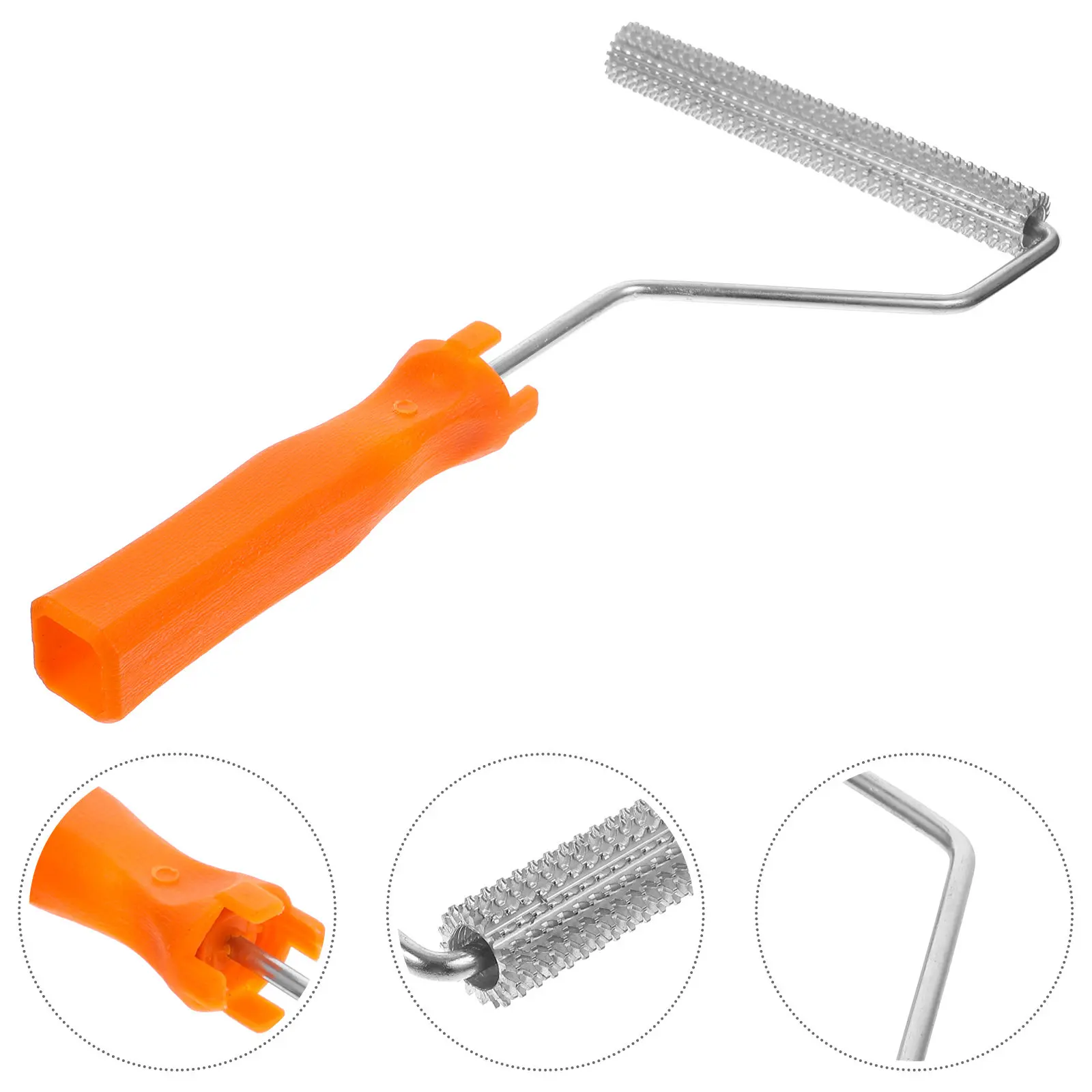 Screed Roller Bubble Remove Tool Spiked Defoaming Brush Cement Floor Self Leveling Nail Roller Accessories Bubble Remove Tool