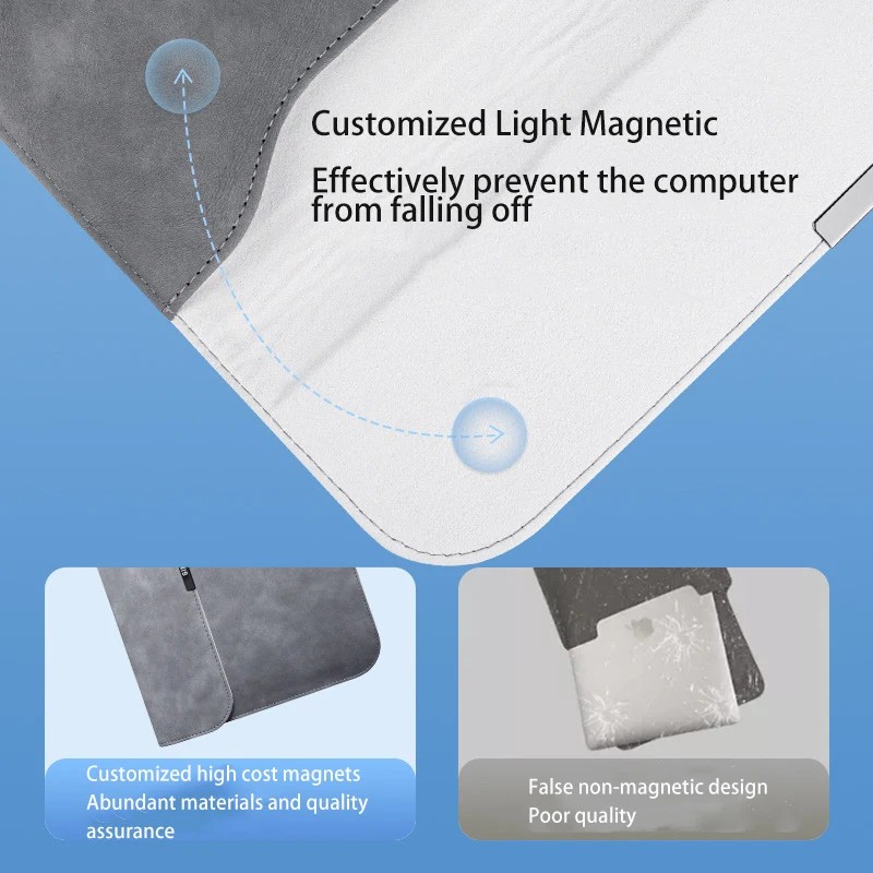حافظة كمبيوتر محمول مبطنة لجهاز ماك بوك اير 13 لجهاز ايباد لينوفو لهواوي حقائب الكمبيوتر فوندا ملحقات كم الكمبيوتر المحمول #5