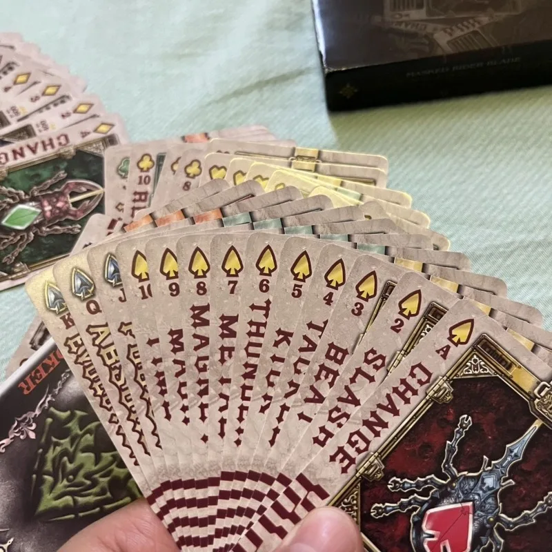 Bandai Kamen Rider anime characters creative personality playing cards, family party entertainment games, a whole deck of cards view 2