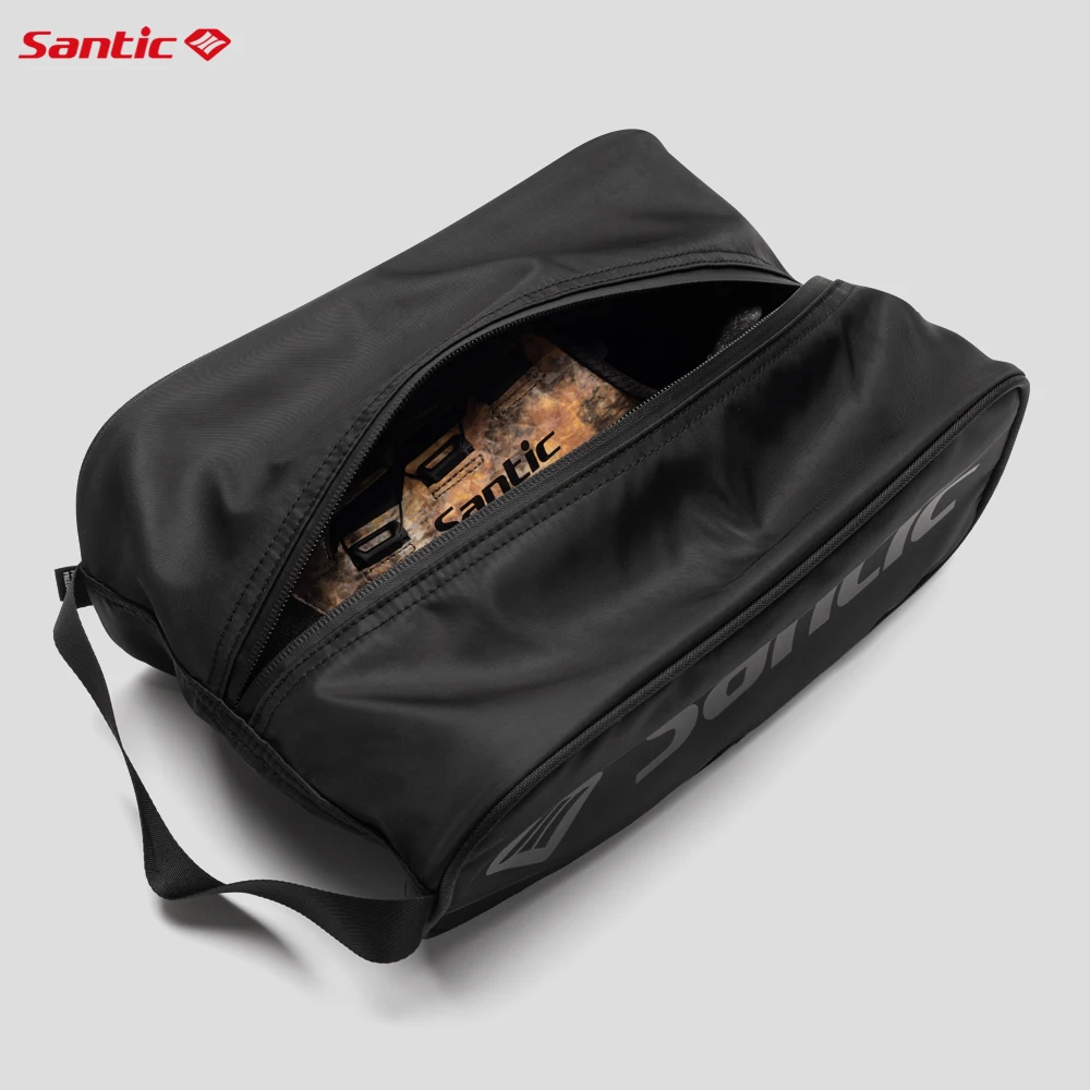 Santic Cycling Shoes Storage Bag Portable Outdoor Hiking Running Gym Sports Basketball Football Dance Sneakers Storage Bag