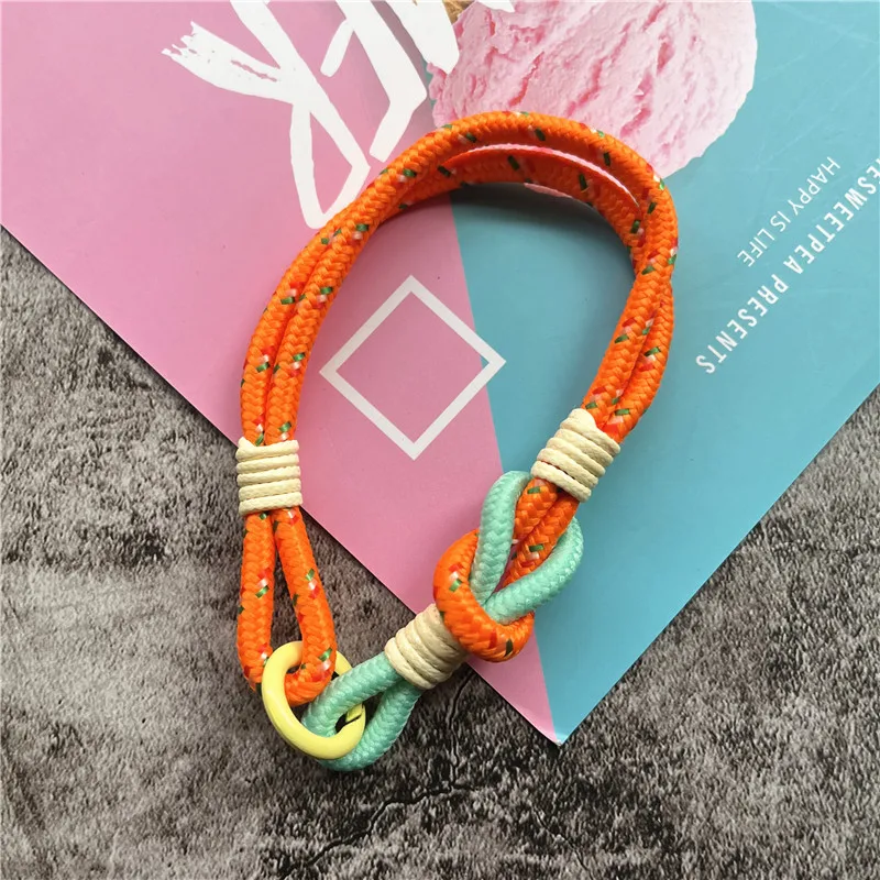 Keychain Cotton Thread Lanyard Color Key Chain