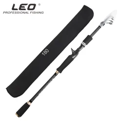 New Arrival LEO Fishing Rod Several Secions Telescopic Rod 1.8M2.1M2.4M2.7M High Carbon Lure Rod Casting/Spinning Traveling Rod
