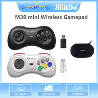 8BitDo M30 MINI Wireless Gamepad black white Support For SEGA Genesis Mini/SEGA Mega Drive Mini/Nintendo Switch Controller