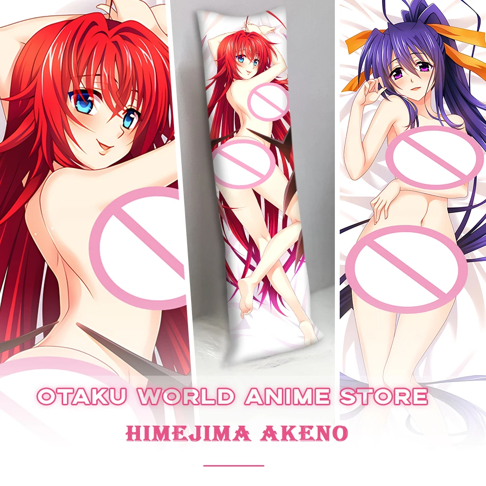 Middelbare School Dxd Himejima Akeno Dakimakura Anime Kussensloop Cartoon Fullbody Kussenhoes Dubbelzijdig Bedrukt Kussensloop