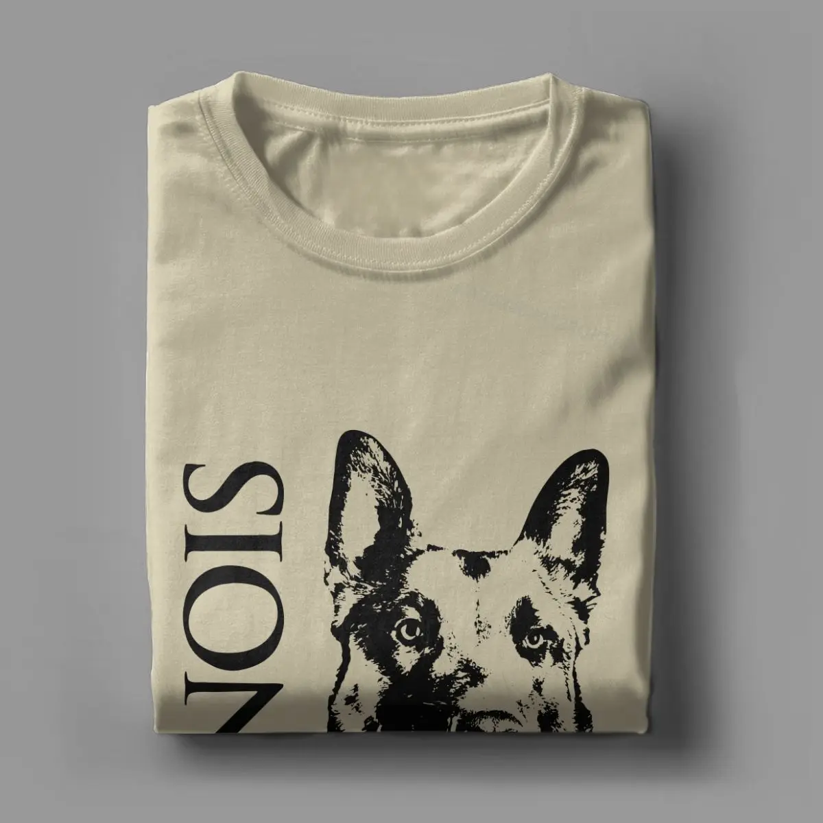 Malinois Dog Belgian Shepherd Mechelaar Oversized T Shirt Men Cotton Novelty T-Shirt EMO T Shirts Graphic Alternative Clothing