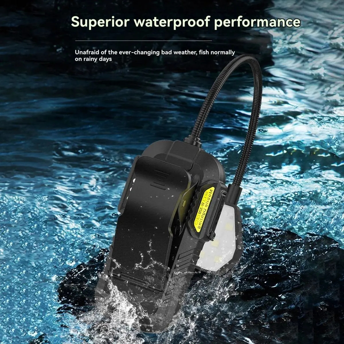 

【BIG-SALE】Clip on Light Rechargeable Reading Light with Motion Sensor Lamp with Power Indicator for Reading Camping Fishing