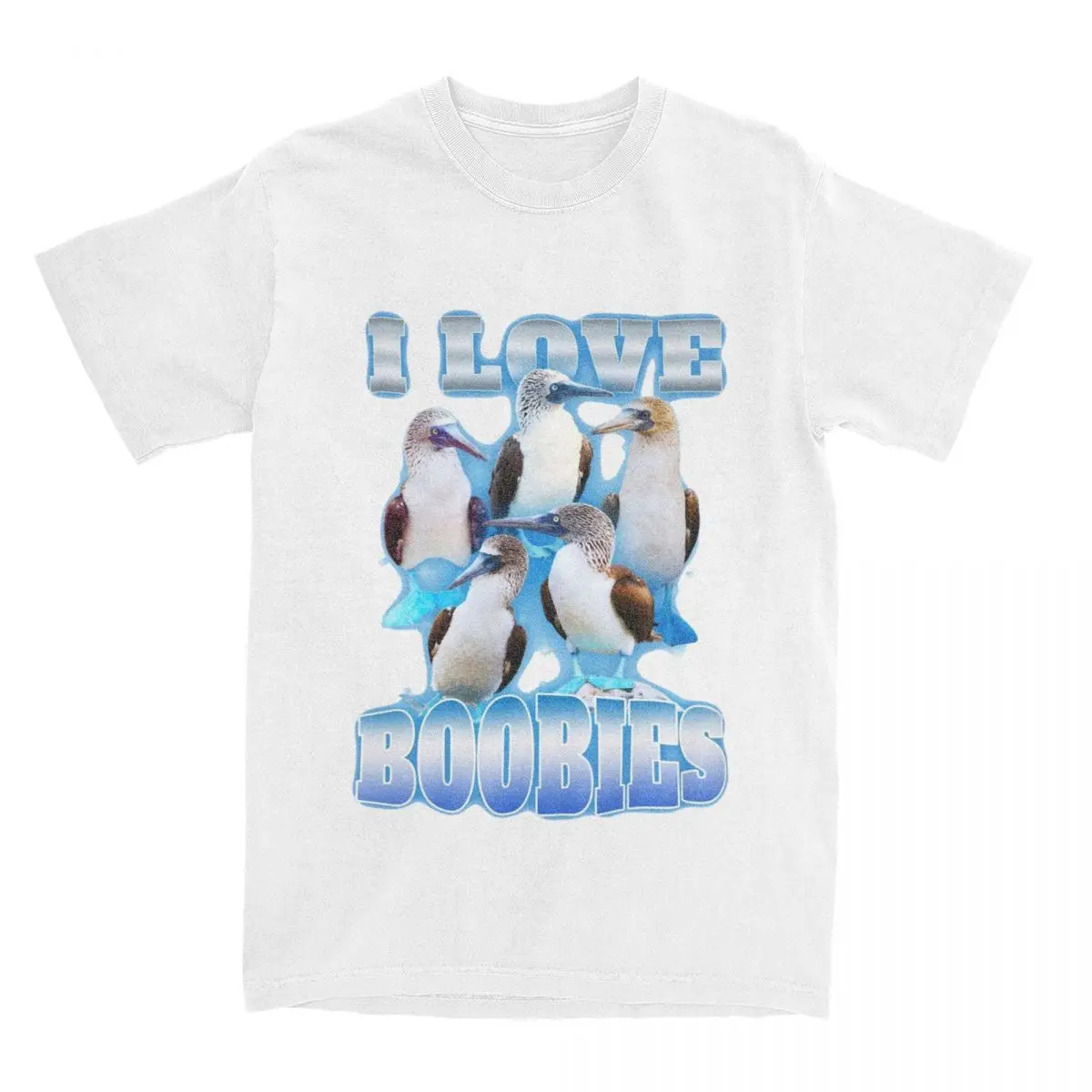 المرأة أنا أحب Boobies الطيور ميمي تي شيرت اكسسوارات مضحك الثدي الطيور النقي تي شيرت الملابس مذهلة تي شيرت النساء الملابس Y2K
