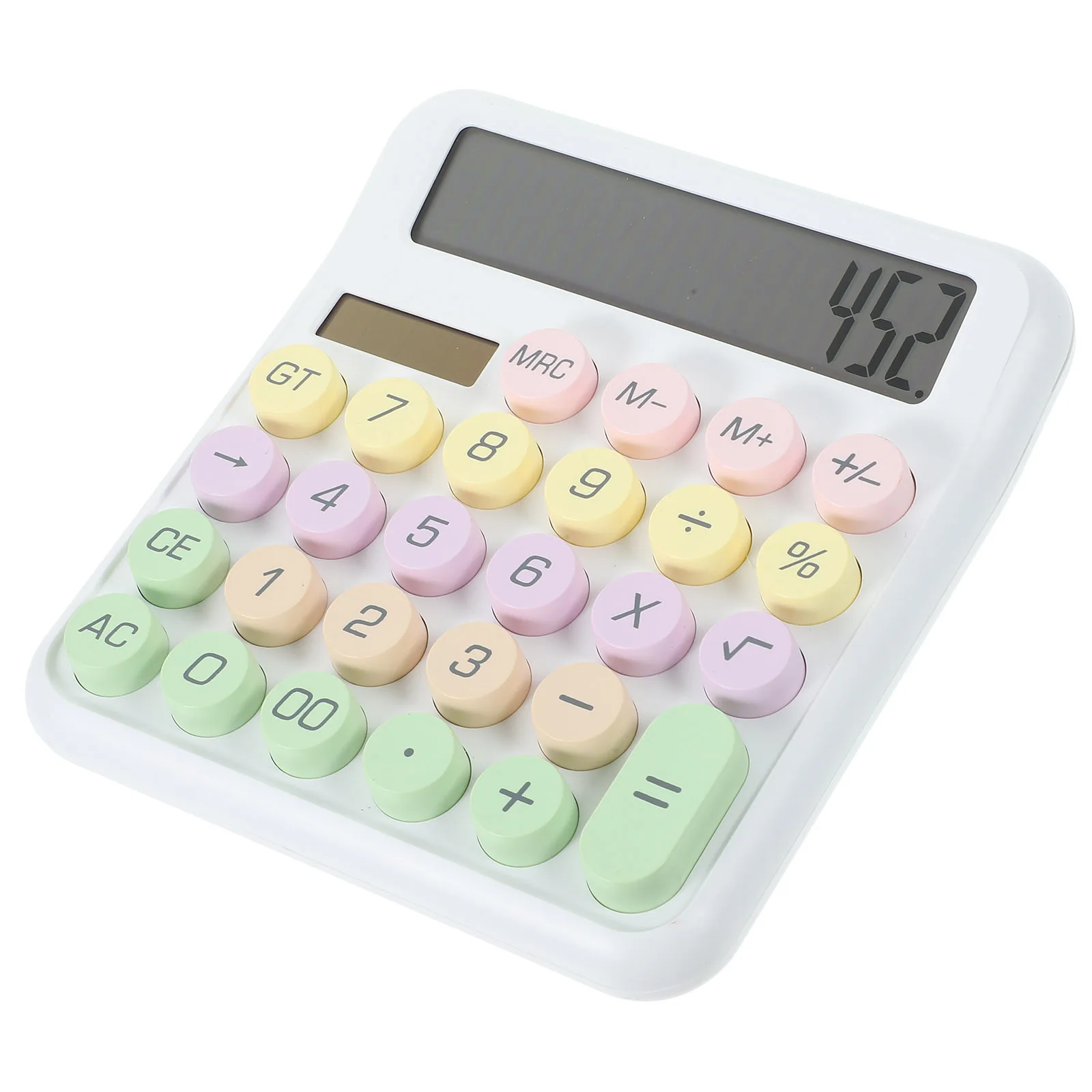 

Mechanical Keyboard Calculator Office Desk Portable Cute Mini Aesthetic Large Display Sturdy Modern Efficient Study Work
