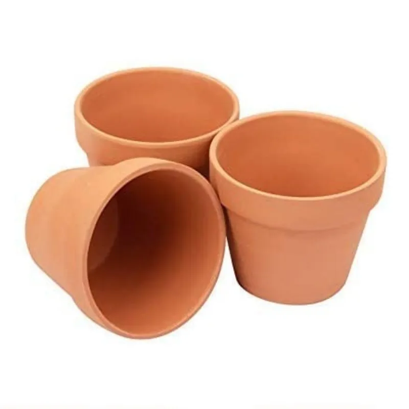 36 sztuk Terra Cotta 2 \'\'glina ceramiczna sadzarka kaktus doniczki doniczka na sukulenta z otworem drenażowym-idealne dla roślin, rzemiosła