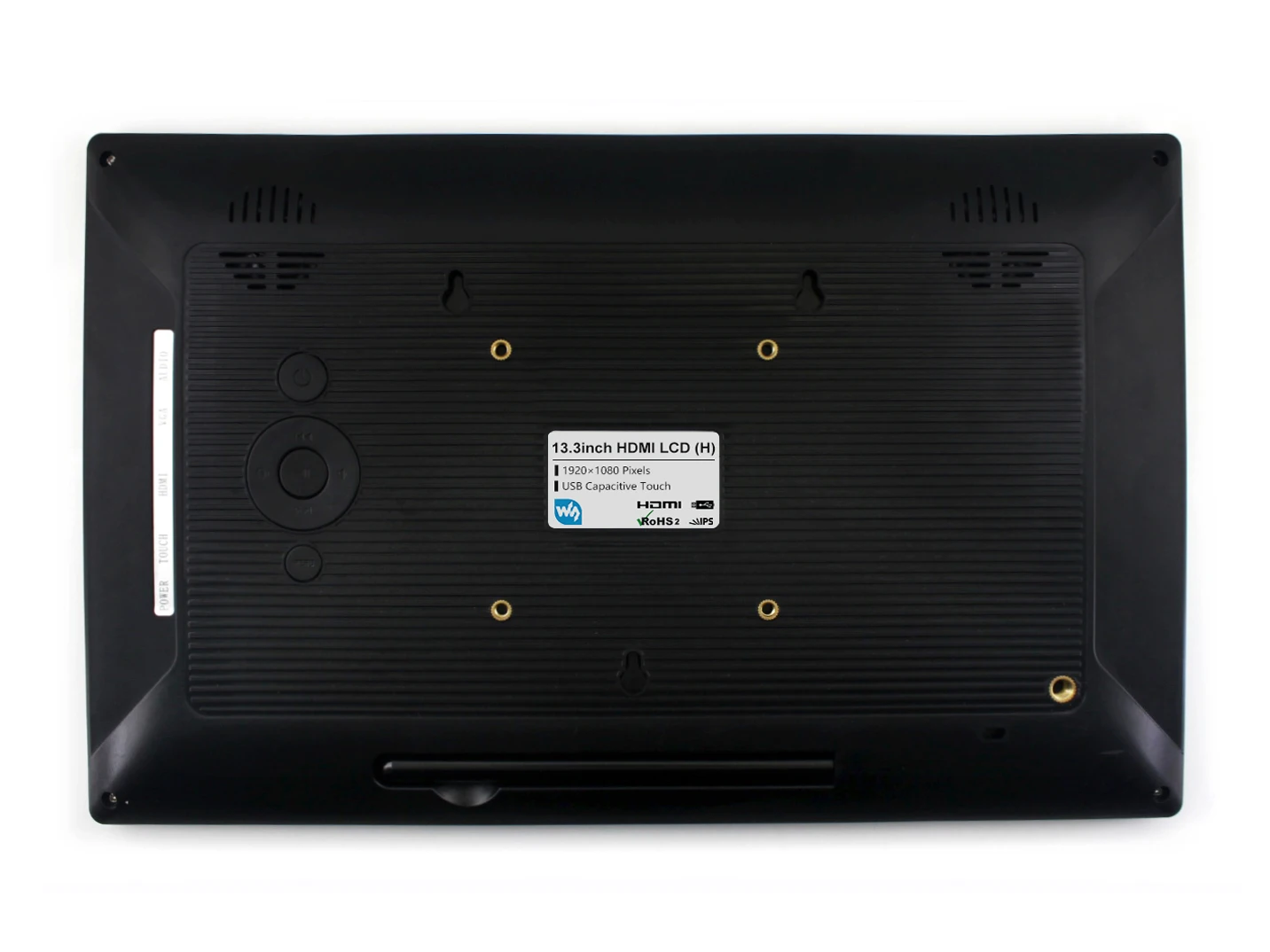 13.3inch HDMI LCD (H) (with case),Capacitive Touch,1920×1080, HDMI, IPS,Supports all RPi/Jetson Nano/Game Console/PC