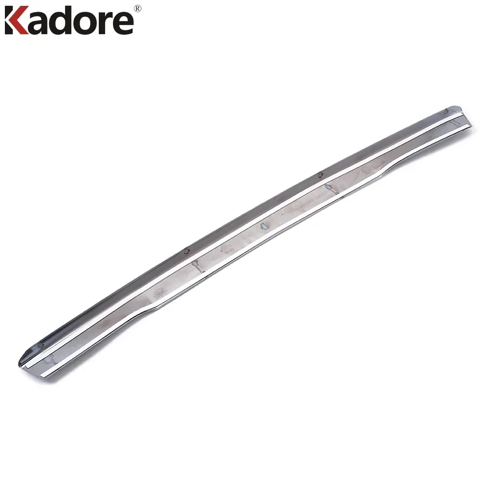 For Jeep Compass 2017 2018 2019 2020 2021 Chrome Front Bottom Bumper Cover Trim Lower Grille Moudling Strip Car Accessories