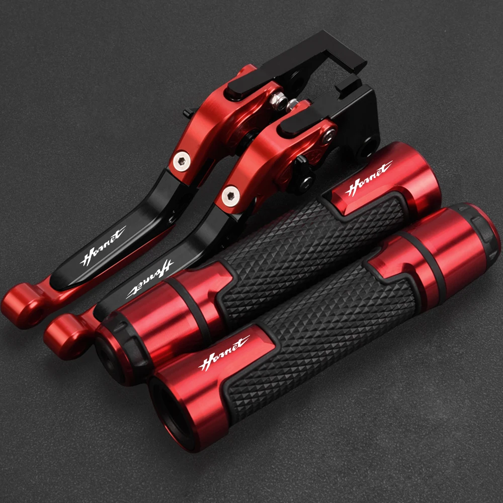 

For HONDA Hornet 500 CB500 CB 500 HORNET 2024 2025 Motorcycle Aluminum Adjustable Brake Clutch Levers Handlebar Hand Grips Ends