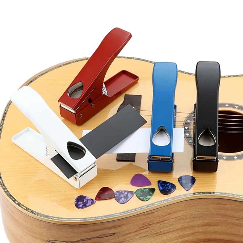 Guitar Pick Cutter Guitar Plectrum Guitar Pick Puncher Pick Maker DIY Card Cutter Machine with Guitar Pick DropShipping