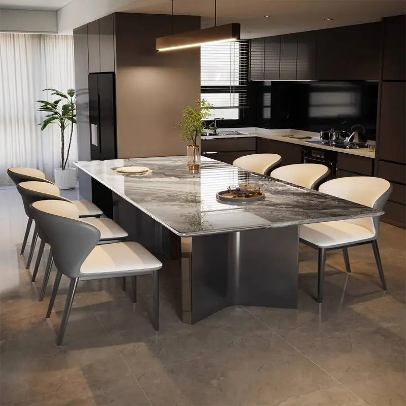 Decorations Space Dining Tables Italian Party Luxury Wood Dining Tables Modern Extending Nordic Mesa Jantar Furniture Home