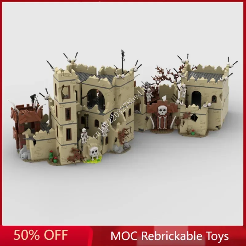 3765PCS MOC Desert Battle Space Yunkyard of Orc Outpost Model Building Blocks Technology Brick Creative Assembly Toy Gift