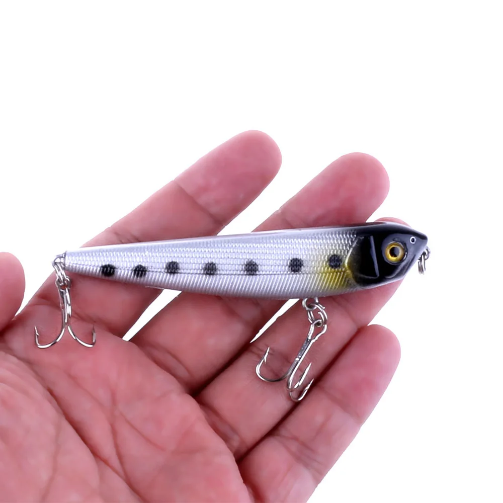 1 Stück Pencil-Köder Angelköder 8,5cm 9,8g Harter Schwimmköder Pencil-Stick Angelköder Bass Oberflächenschwimmer
