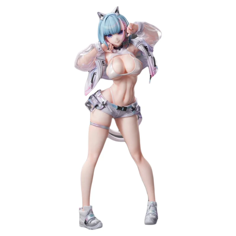 Em estoque perto do futuro gato demônio vu 26.5cm sexy menina figura anime modelos brinquedo boneca ornamento decorativo colecionável