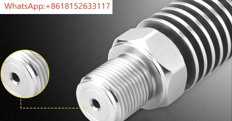 1 قطعة مستشعر إرسال الضغط المقاوم لدرجات الحرارة العالية 4-20mA نوع درجة الحرارة العالية مع شاشة ديجيتال