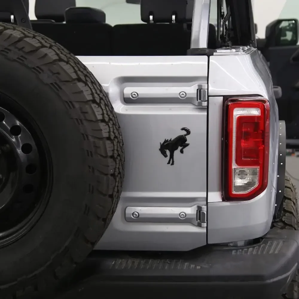 OK 3D Emblem Decals Stickers Vinyl Rear Emblem Black ABS Tailgate Compatible with Ford Bronco Sport Accessories 2020 2021 2022 2