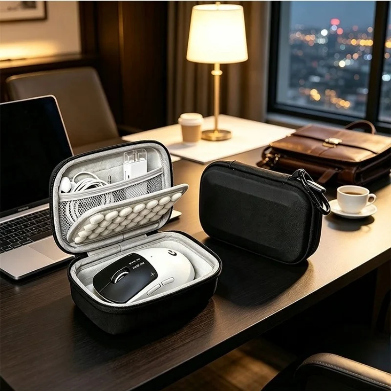 Carrying Case for Logitech GPW5 Hard Shell Shockproof Mouse Storage Bag with Soft Velvet Lining Portable Travel Gaming Mouse Box