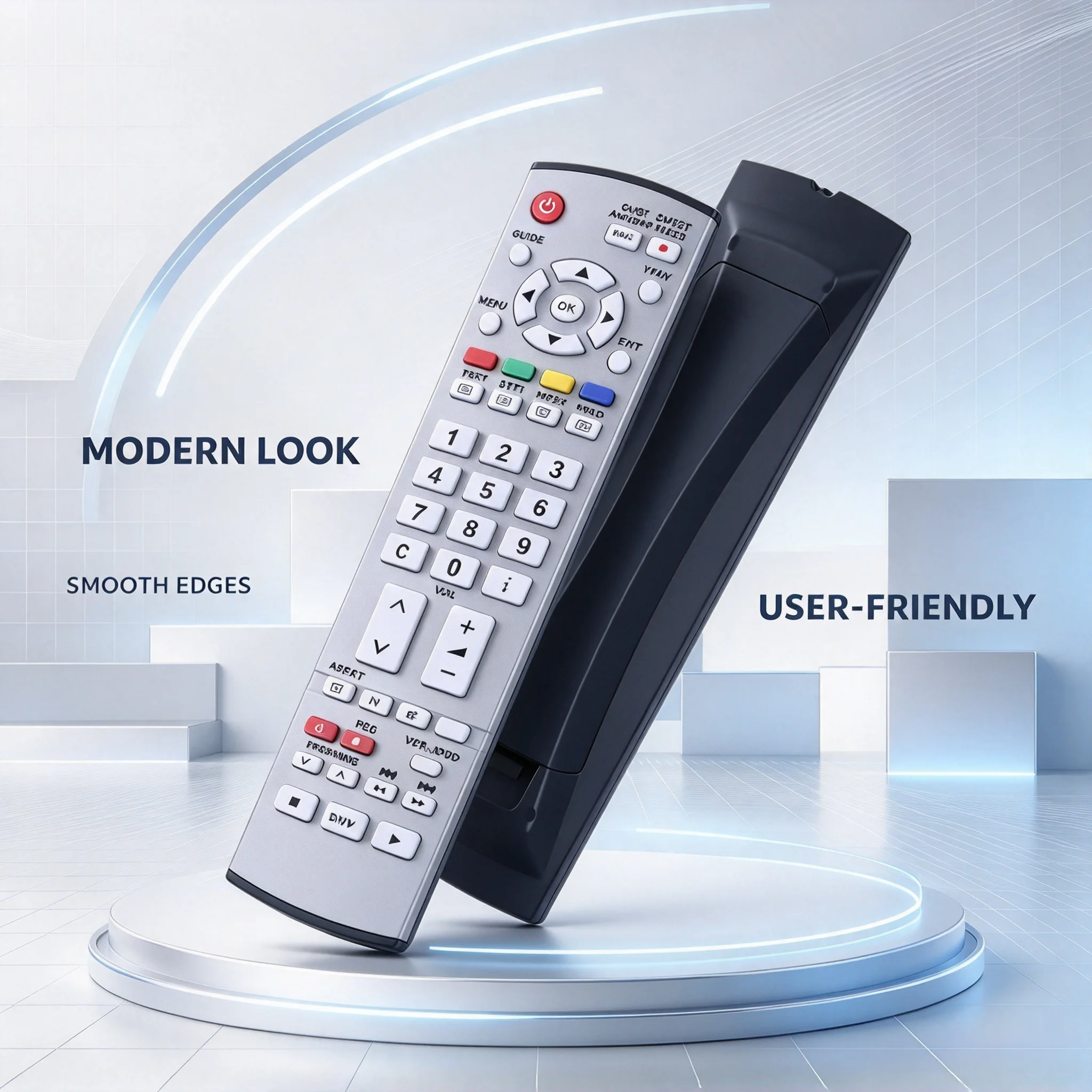New EUR7651050A Replacement TV Remote Control Compatible with Panasonic TX-32LED65F TX-32LX62F TX-32LX50F TX-26LX52F TH-50PV60E