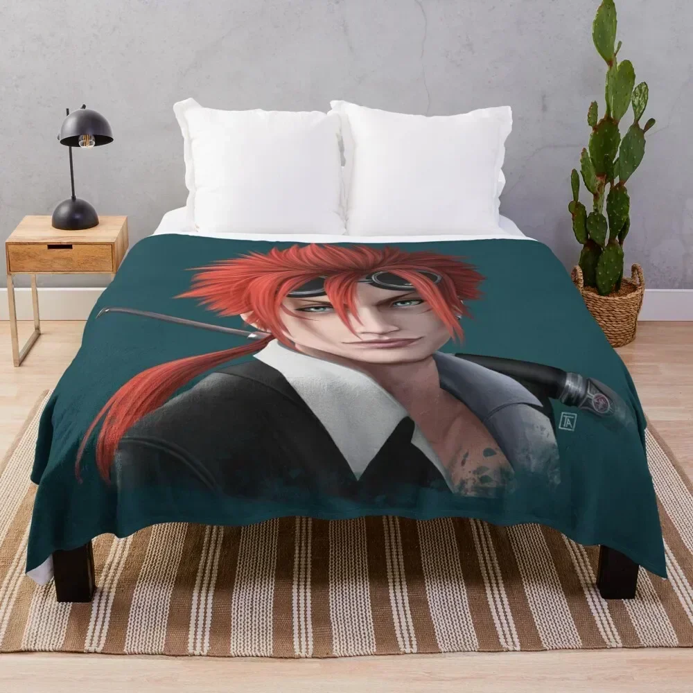 

Reno - FF7R Throw Blanket Warm Plush Fuzzy Blanket for Living Room