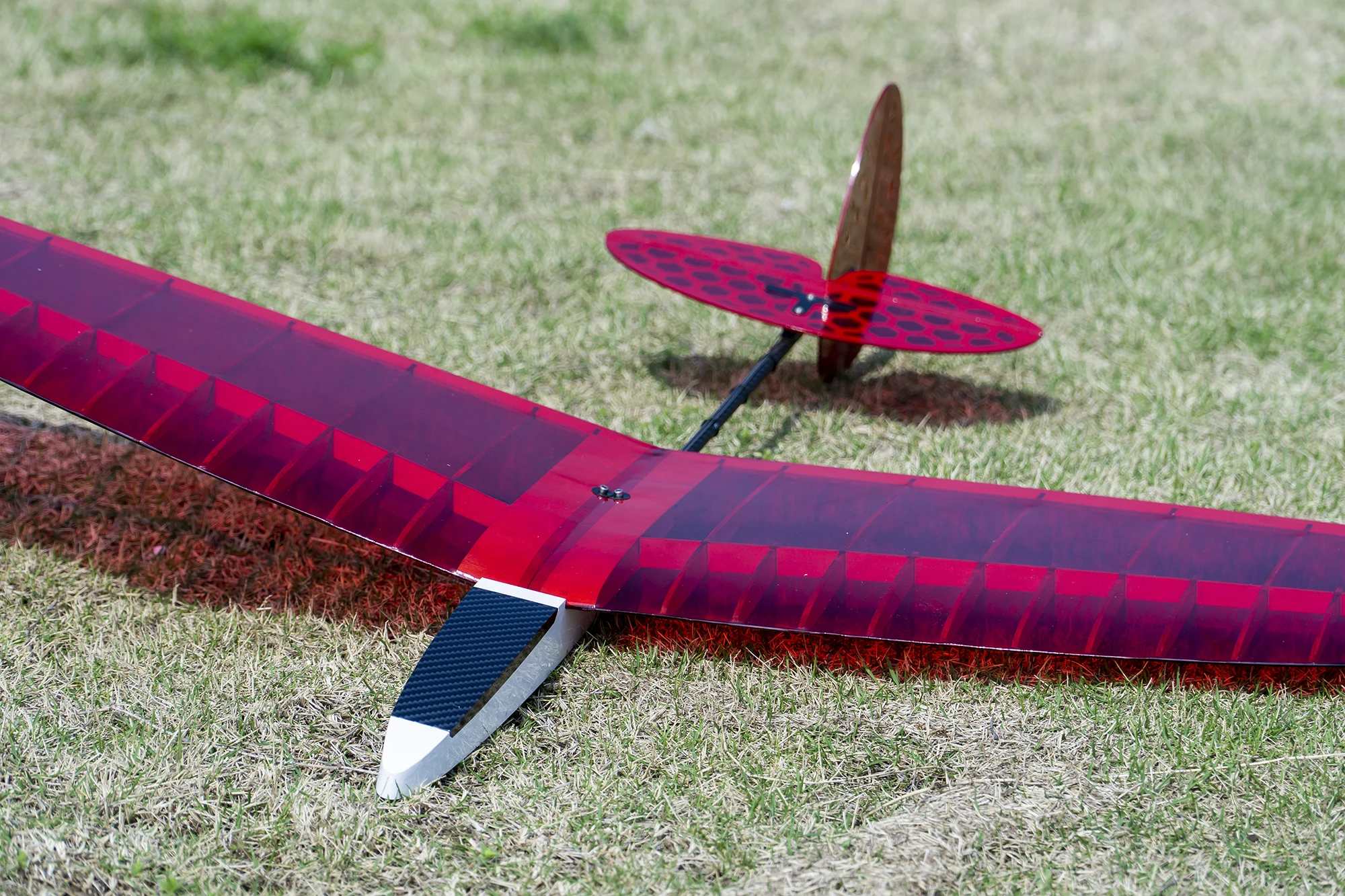 Diskus Start segel flugzeug Balsawood dlg Kit fd12 1200mm(47 '') Flügels pann weite Wind runner Kit Balsaholz Modellbau satz – Detail 17