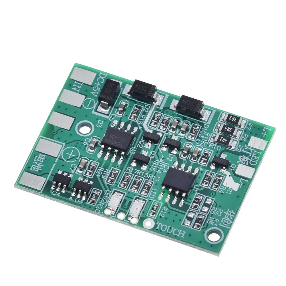 DC LED with charging protection electrodeless touch dimming table lamp control board DIY repair universal table lamp circuit