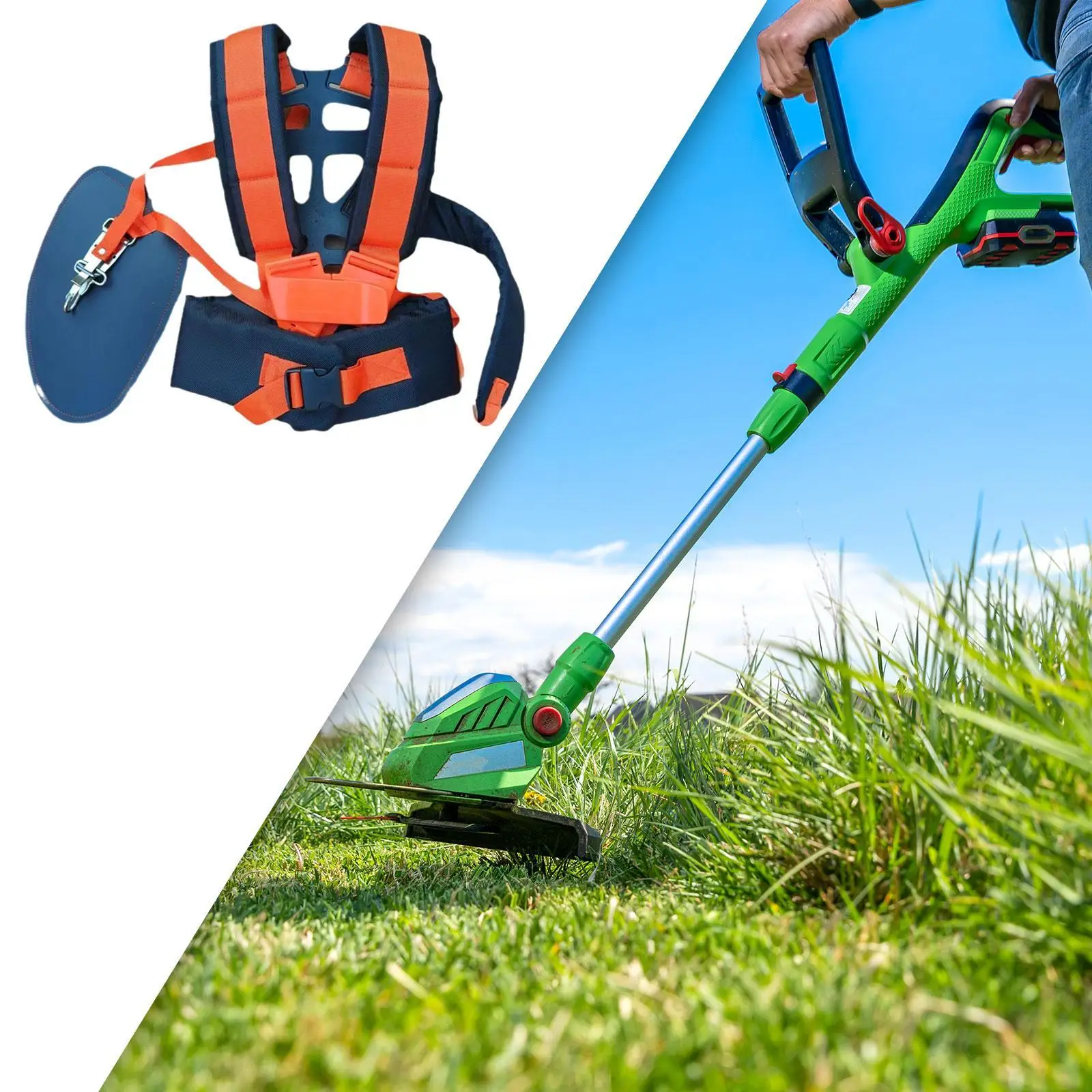 

Плечевой ремень для триммера с регулируемым ремнем для вентилятора