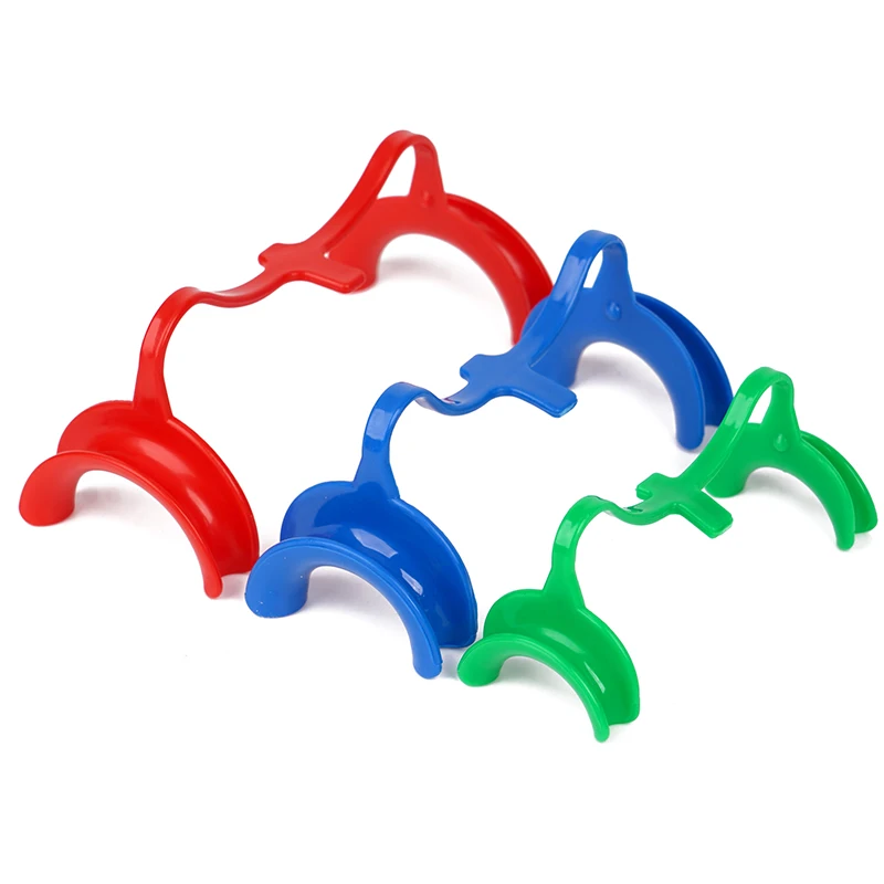 3pcs Dental M Shape Mouth Opener Lip Cheek Retractor Intraoral Cheek Retractors M Type S/M/L Disposable Tooth Whitening Tools